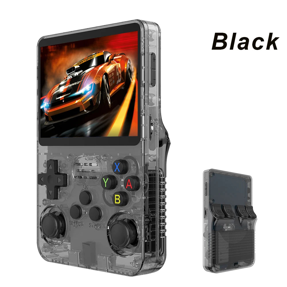 R36S 128GB Retro Handheld Game Console - 3.5" IPS Screen, 128GB Games