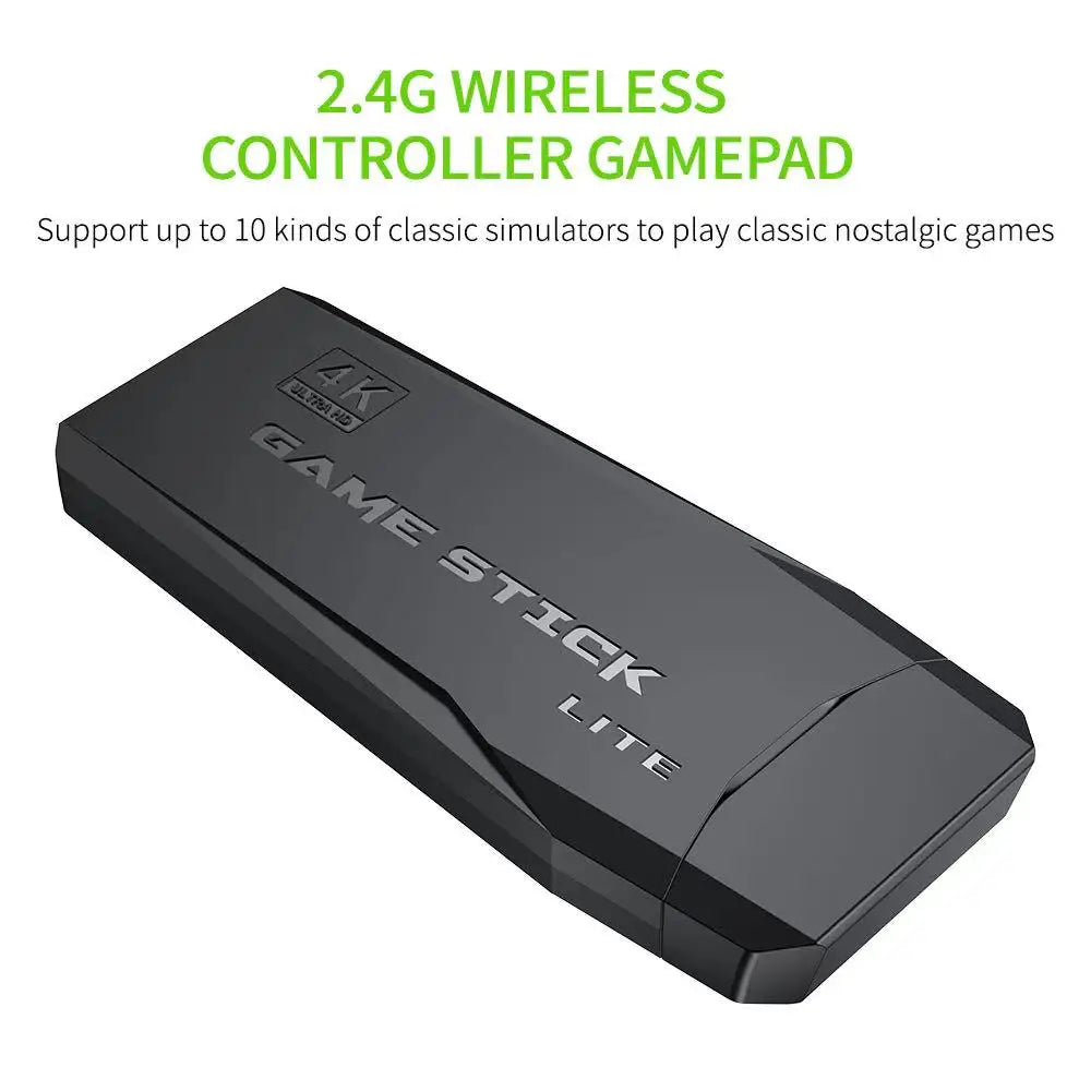 4K Retro Wireless Game Console - 20,000 Games, 64GB, Multi-Platform Support